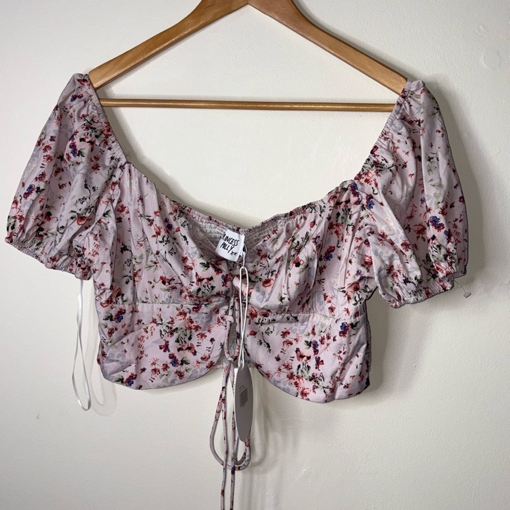 NWT Princess Polly Catalina Lilac Top